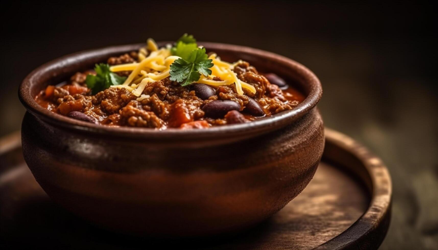 Freshly cooked vegetarian stew with organic ingredients generated by AI photo