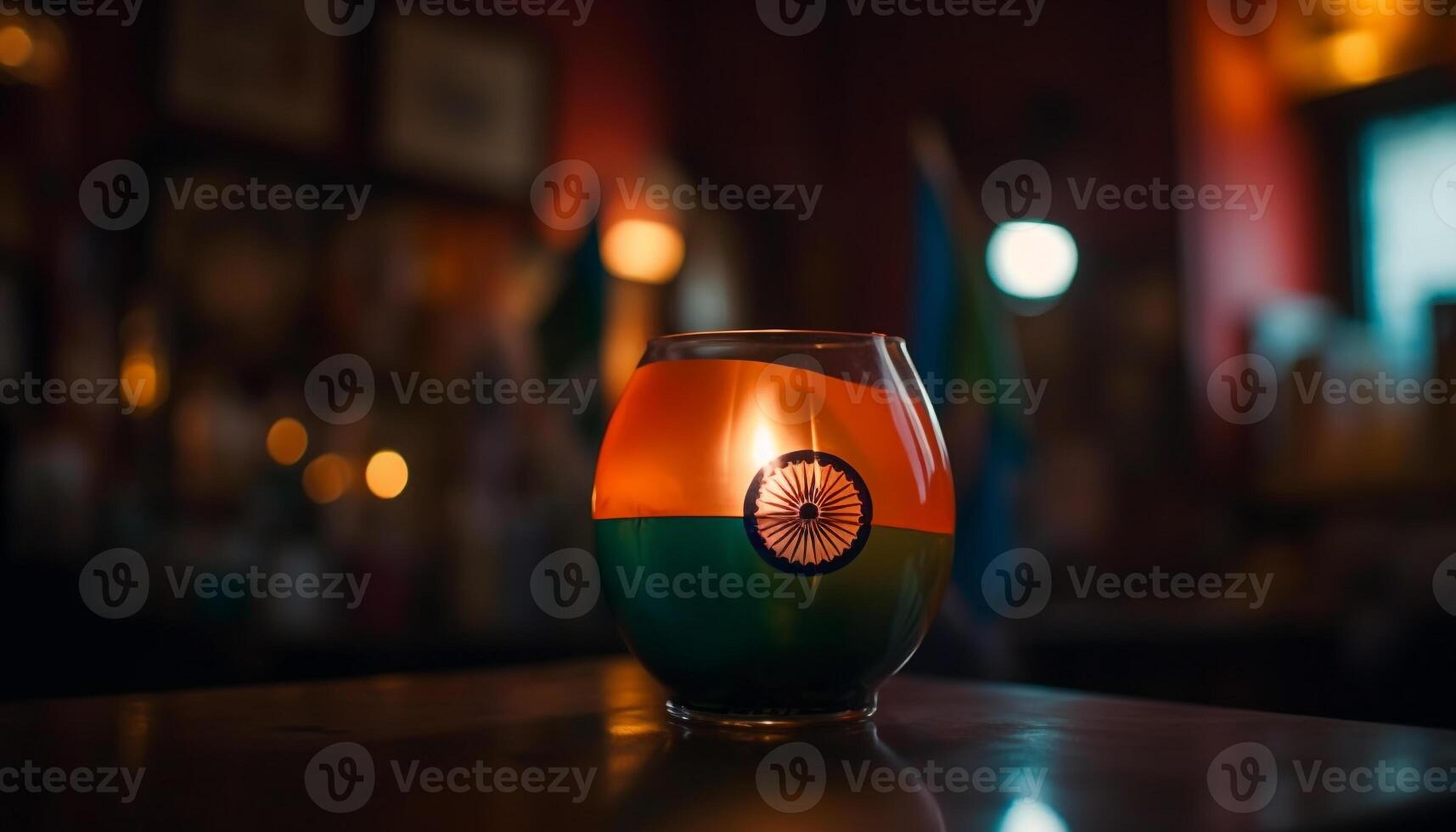 multi de colores cóctel vaso refleja iluminado bar antecedentes generado por ai foto