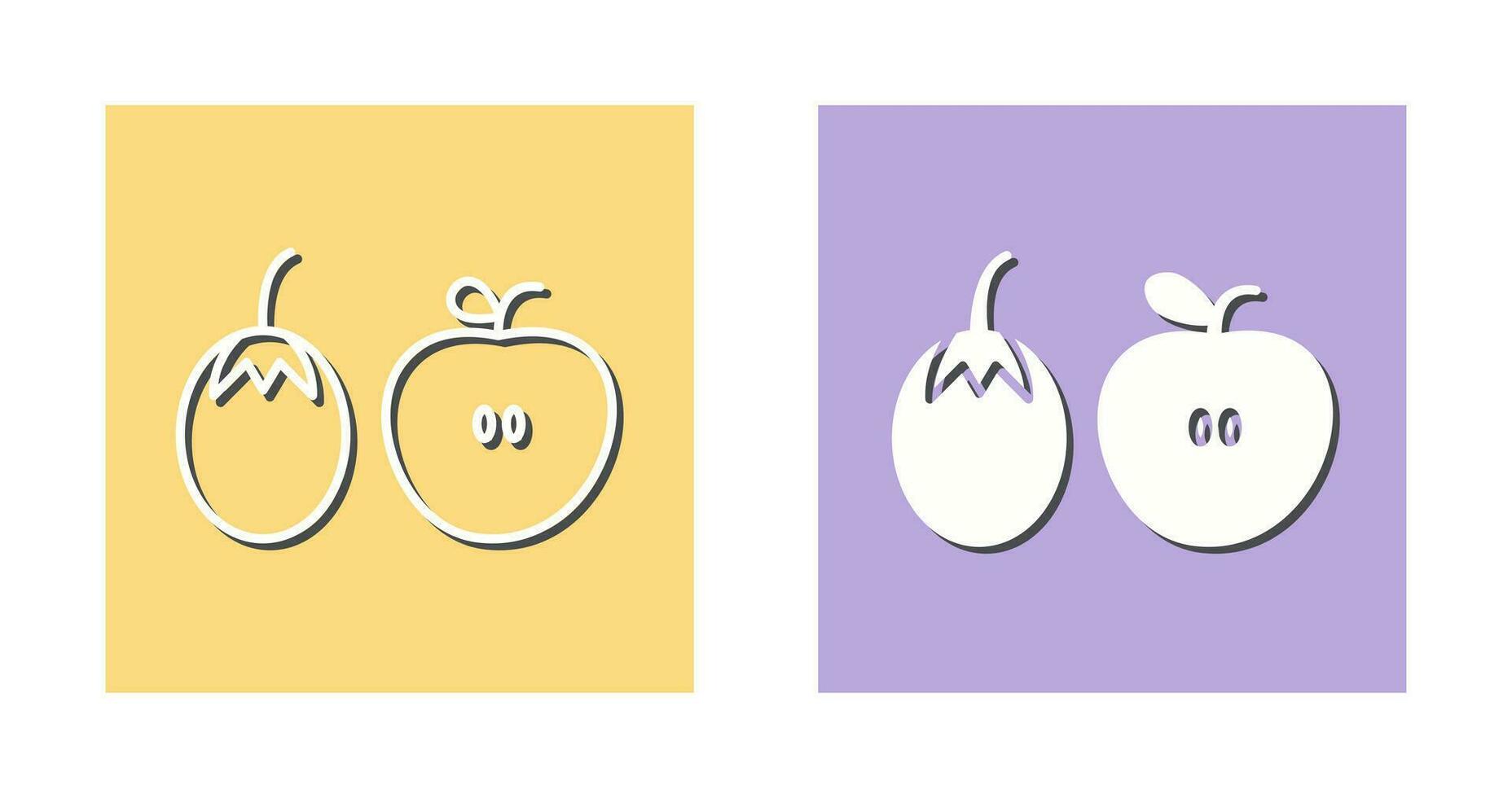 Fruits and VVegetables Vector Icon