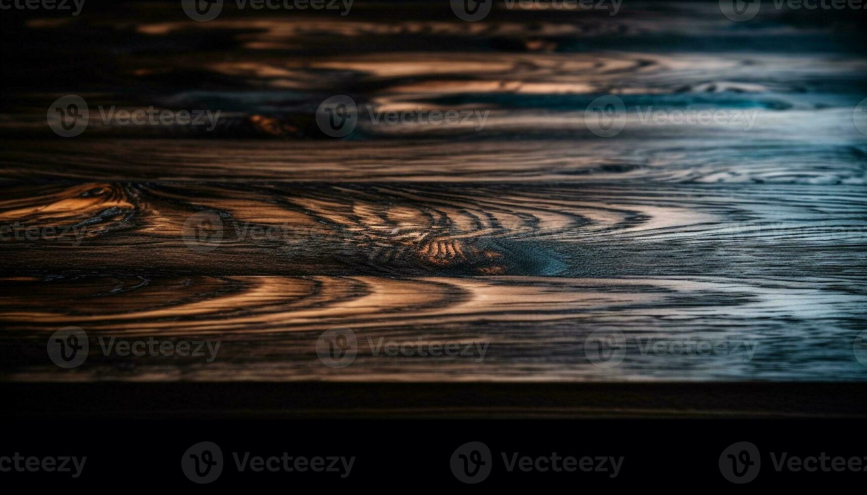 Rustic hardwood plank flooring, nature abstract backdrop generated by AI photo