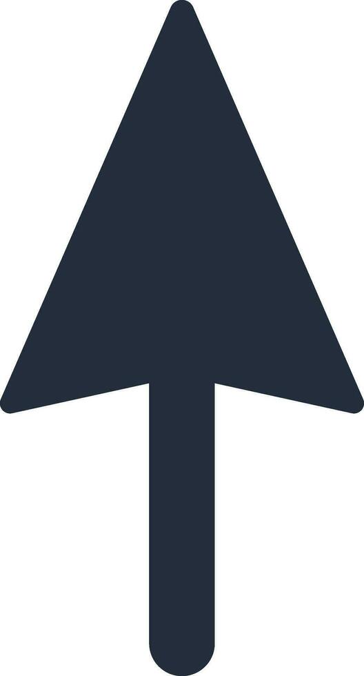 Illustration of creative an arrow icon. vector