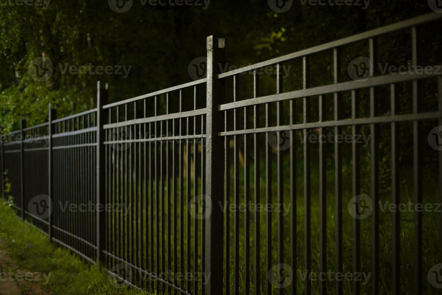 negro cerca a noche. cerca en oscuro. acero perfil. foto