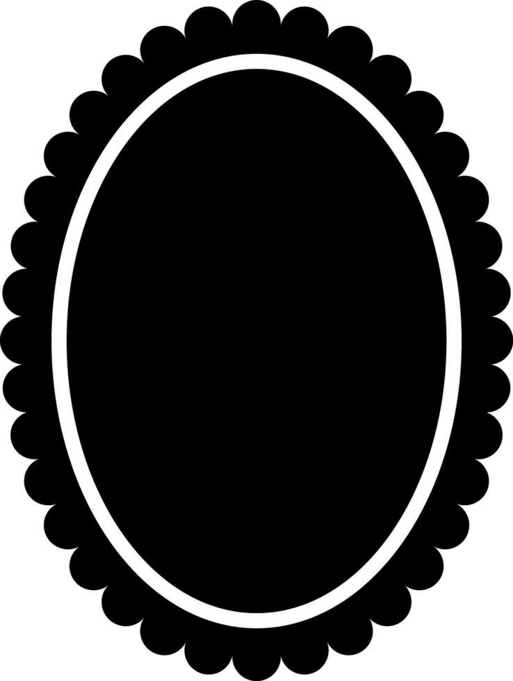 Flat Mirror icon. vector