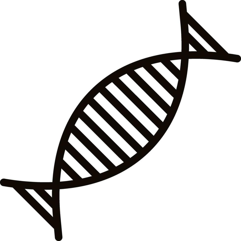 Vector illustration of dna icon or symbol.