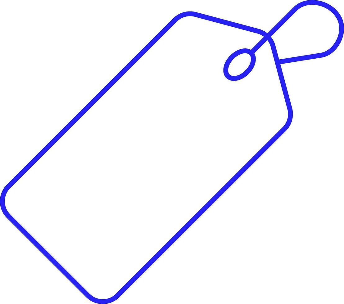 aislado etiqueta icono en azul línea Arte. vector