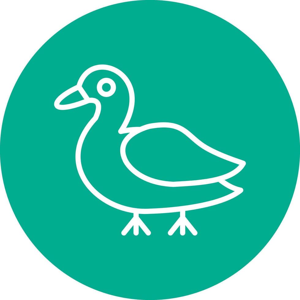 Pato vector icono diseño