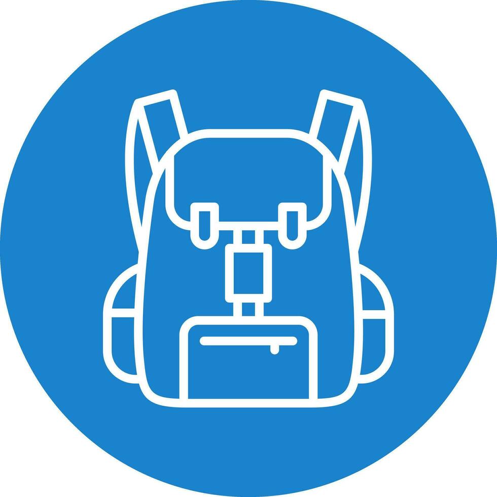 Backpack Vector Icon Design