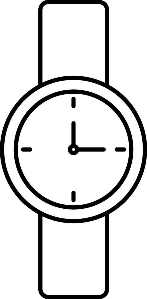 Strip Clock Icon Or Symbol In Line Art. vector