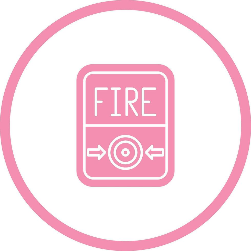 Fire Button Vector Icon
