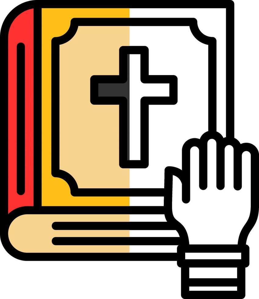 Oath Vector Icon Design