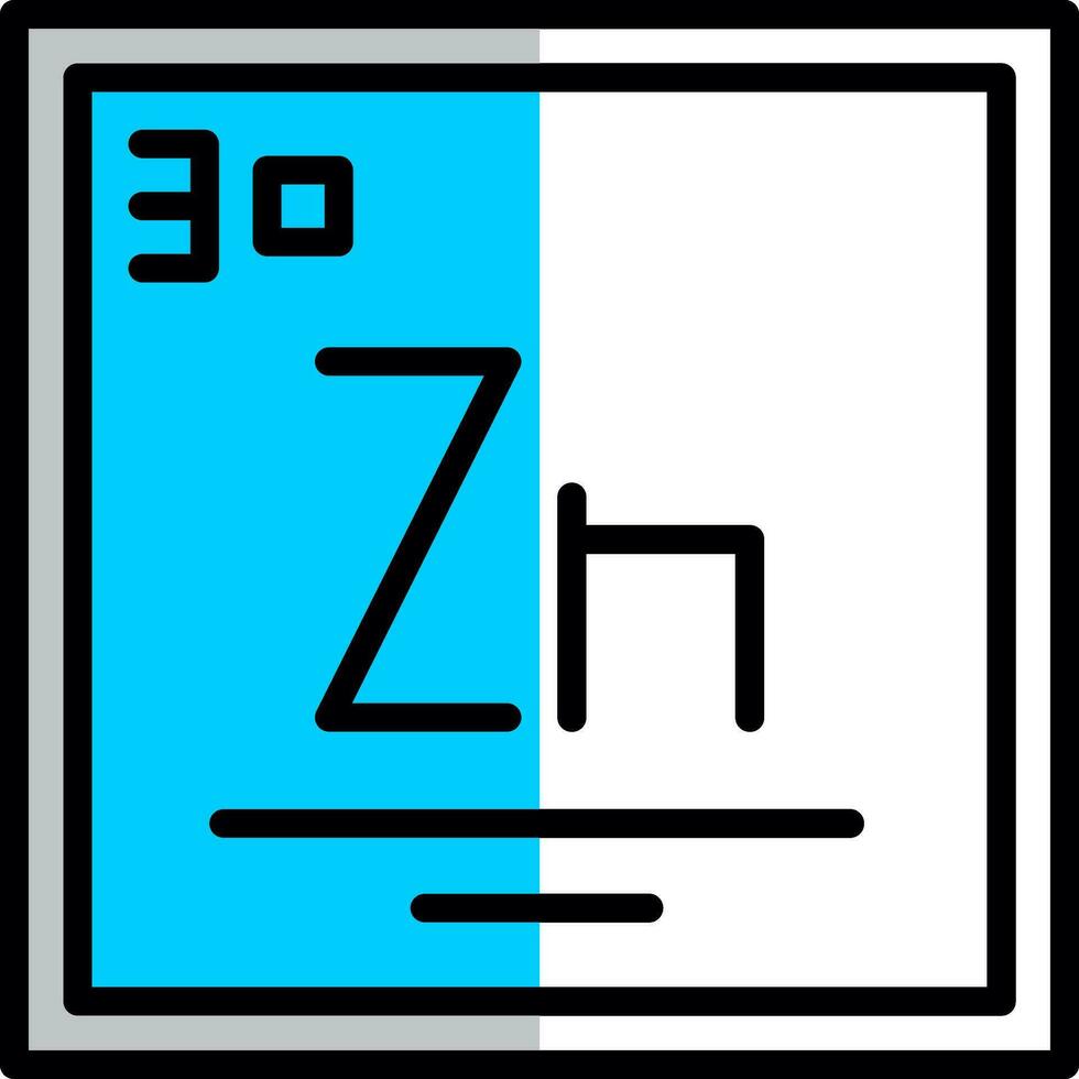 Zinc Vector Icon Design