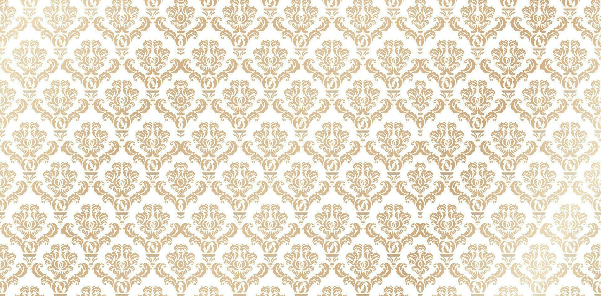 golden damask patterns wallpaper for Presentations marketing, decks, Canvas for text-based compositions ads, book covers, Digital interfaces, print design templates vector