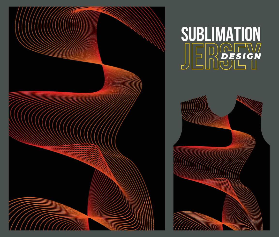 vector soccer jersey design for sublimation