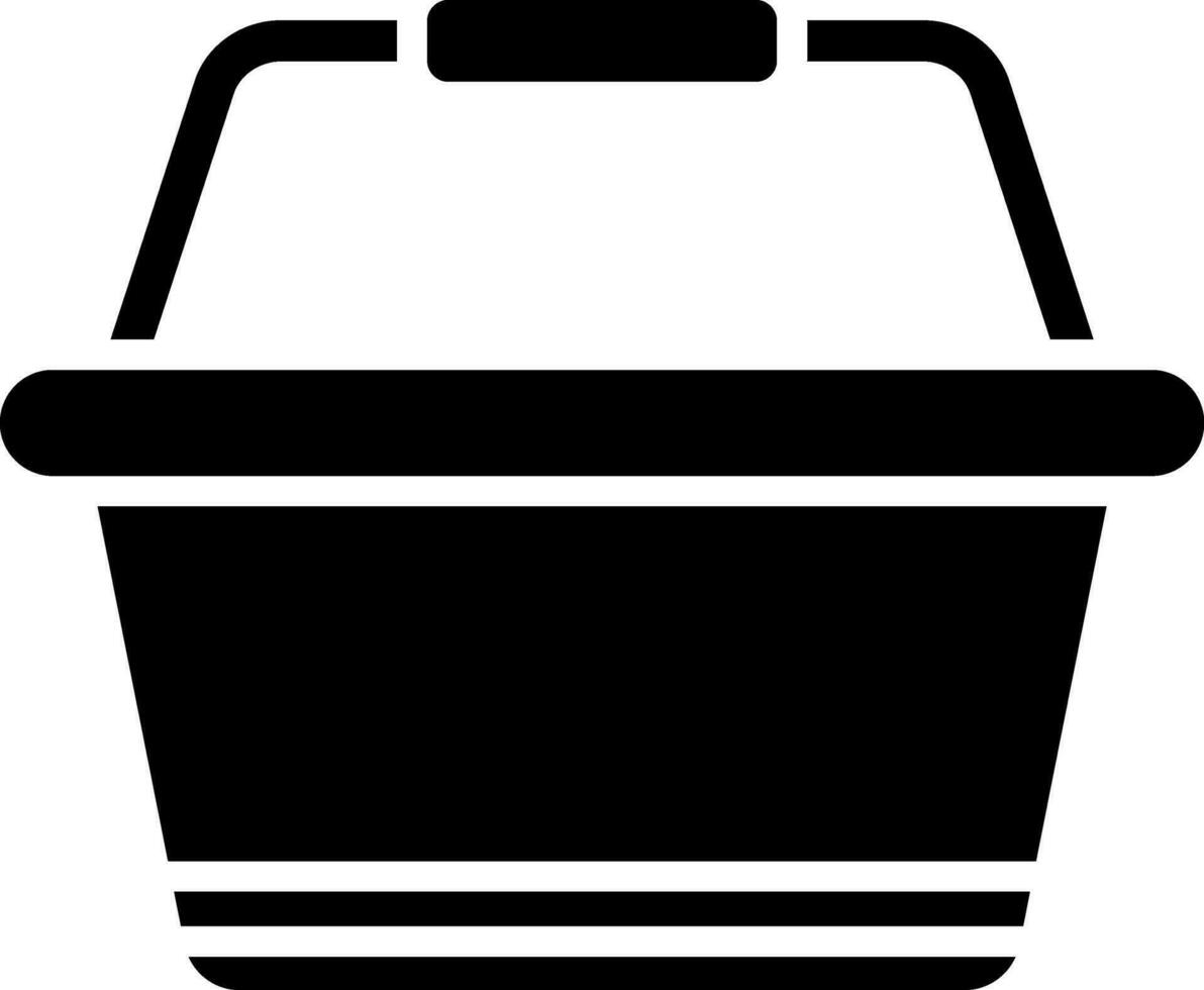 Vector illustration of basket icon.