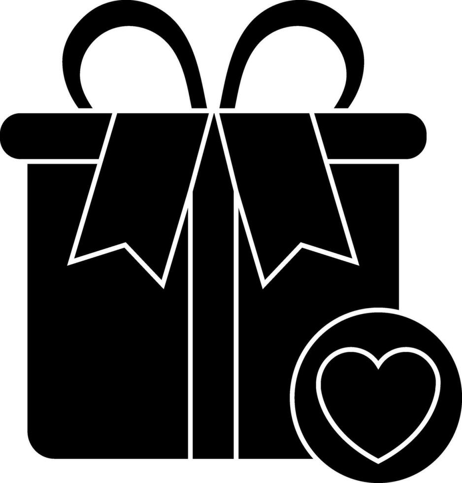 Vector illustration of gift box icon.