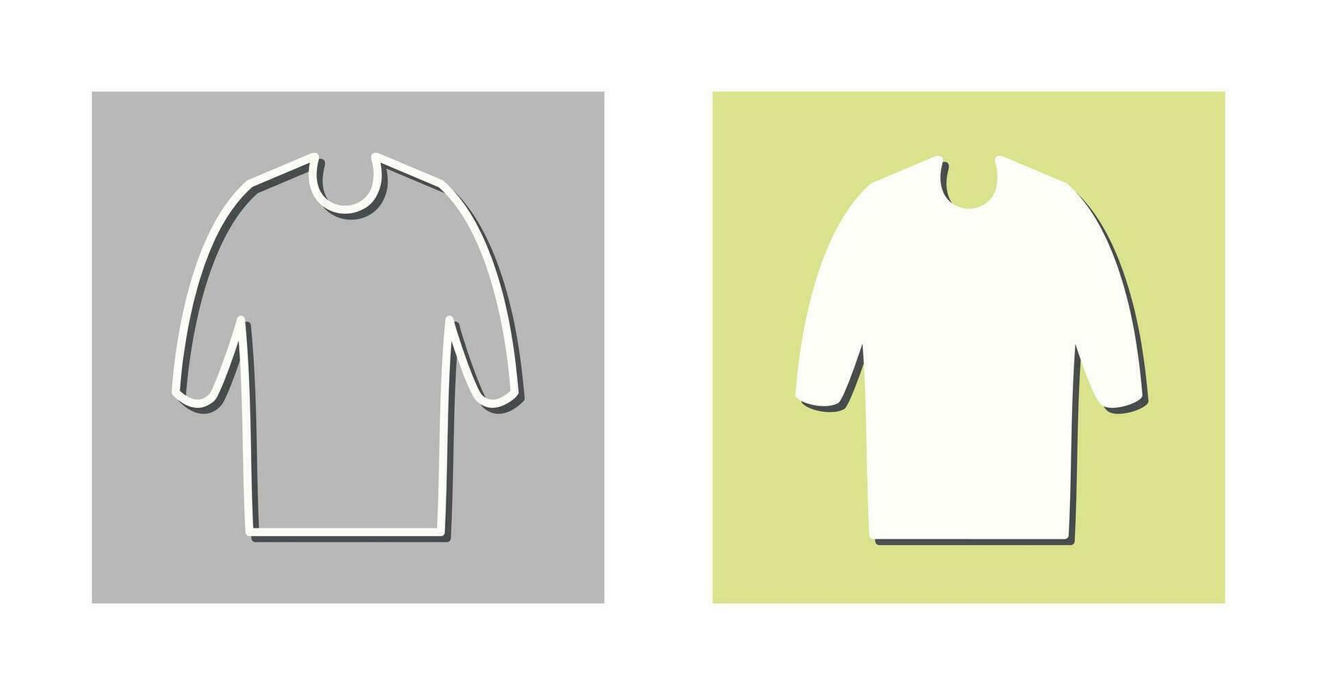 icono de vector de camisa casual