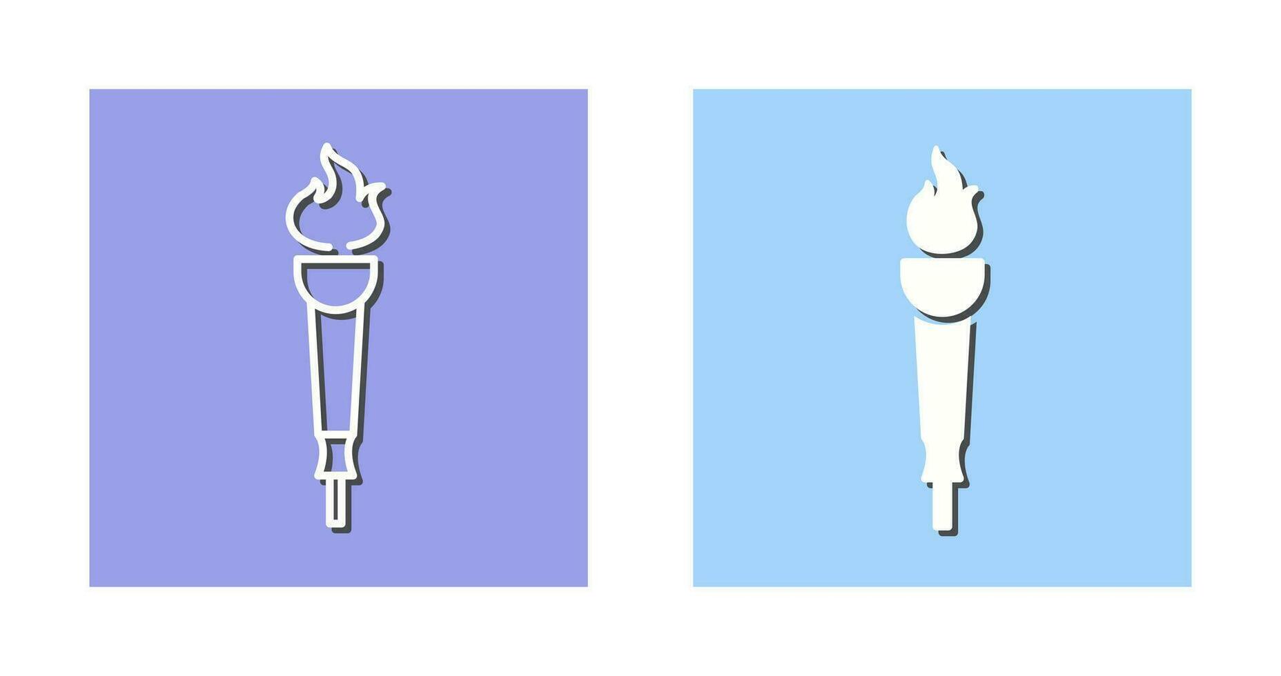 Museum Torch Vector Icon