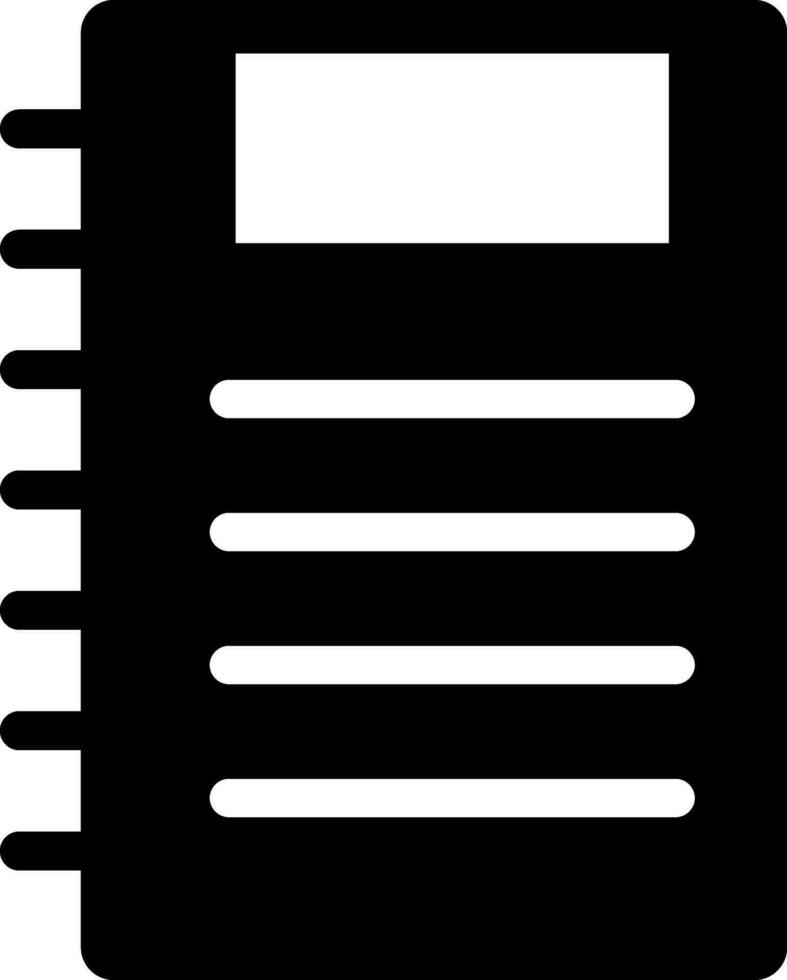Document file icon in flat style. vector