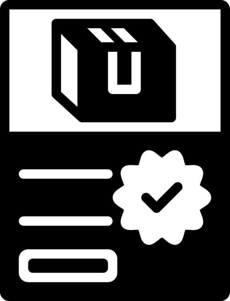 solid icon for order vector