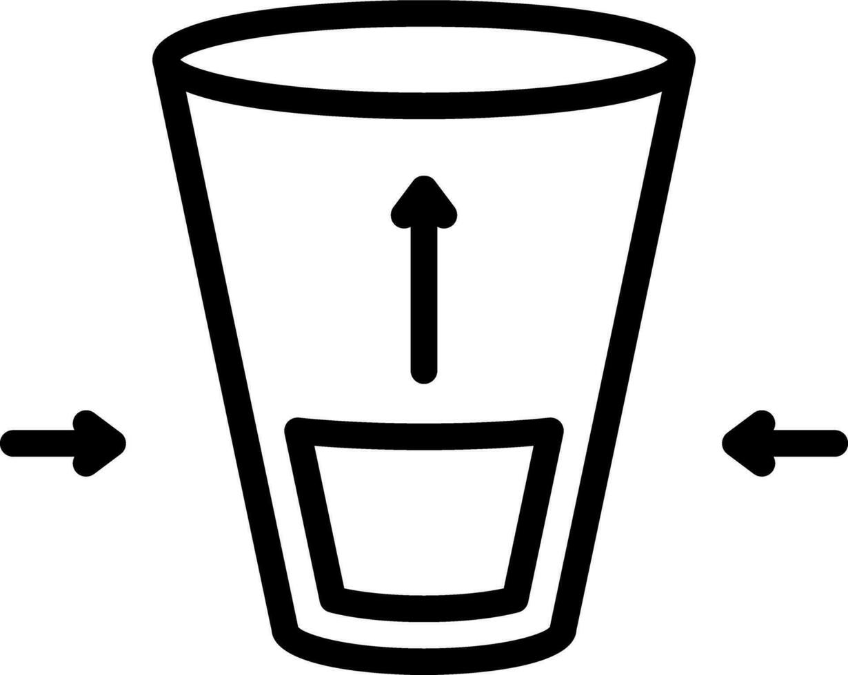 line icon for slight vector