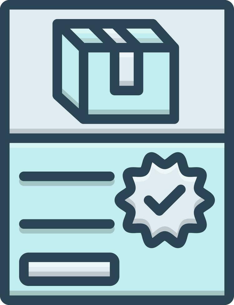 color icon for order vector