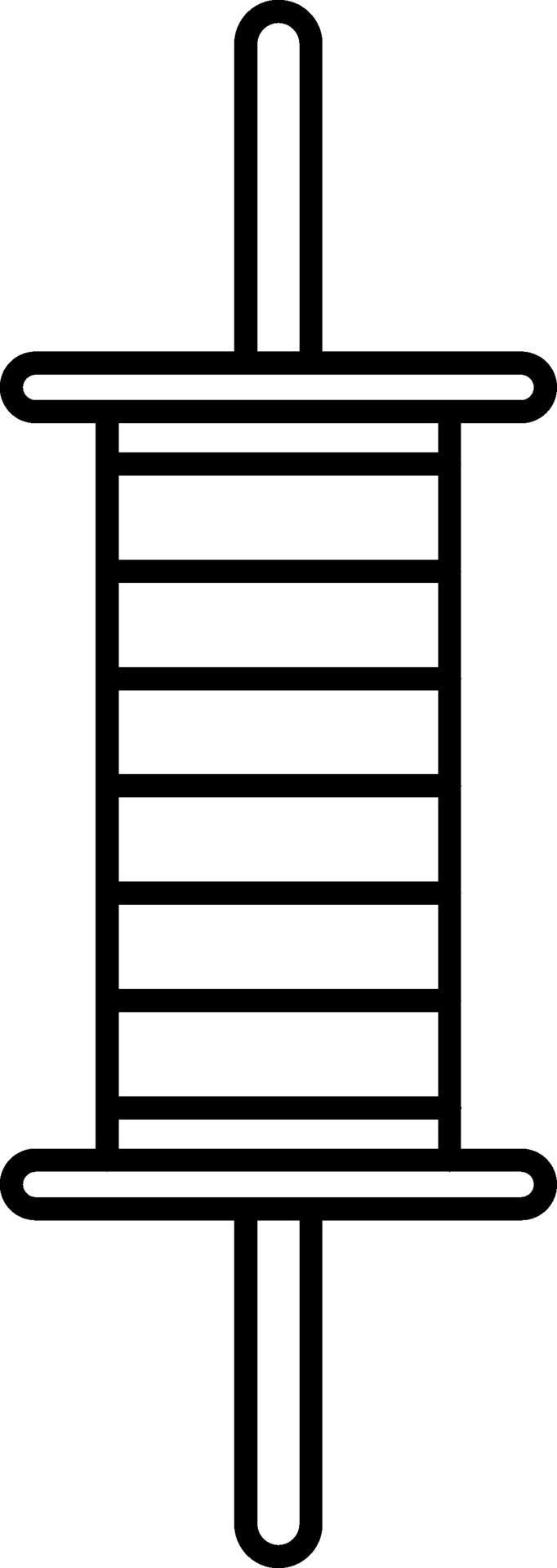 Kite Thread Spool Icon In Black Thin Line. 24951375 Vector Art at Vecteezy