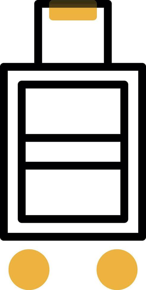 Luggage Vector Icon Design