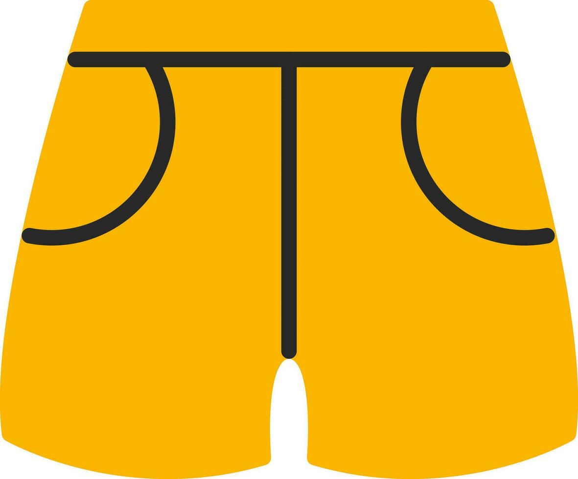 Swim shorts Vector Icon Design