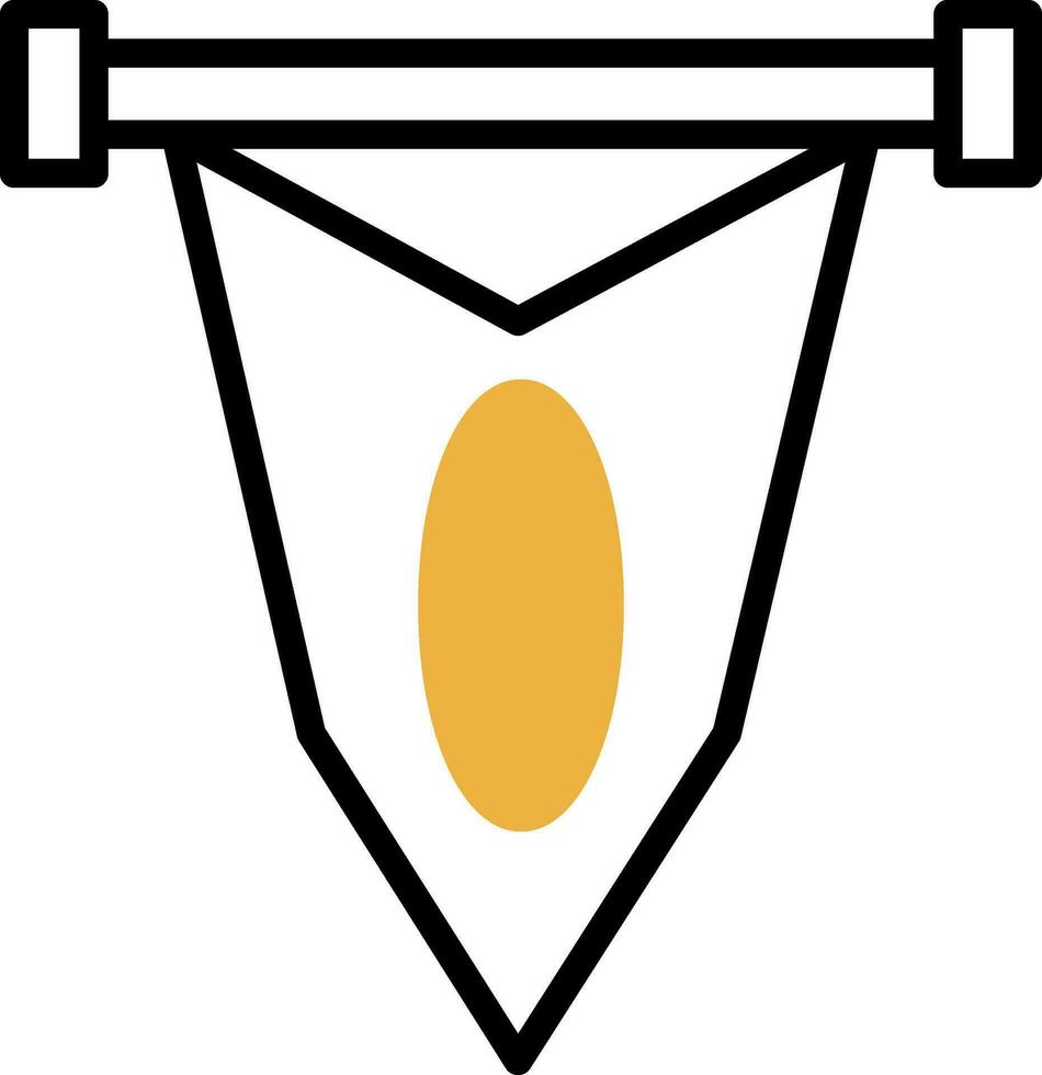Pennant Vector Icon Design