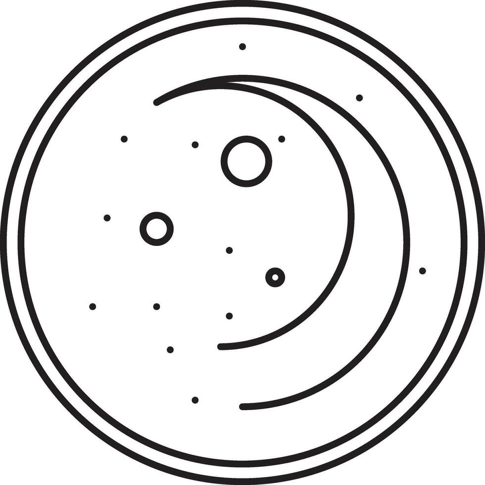 Isolated Chickpeas Hummus Icon. vector