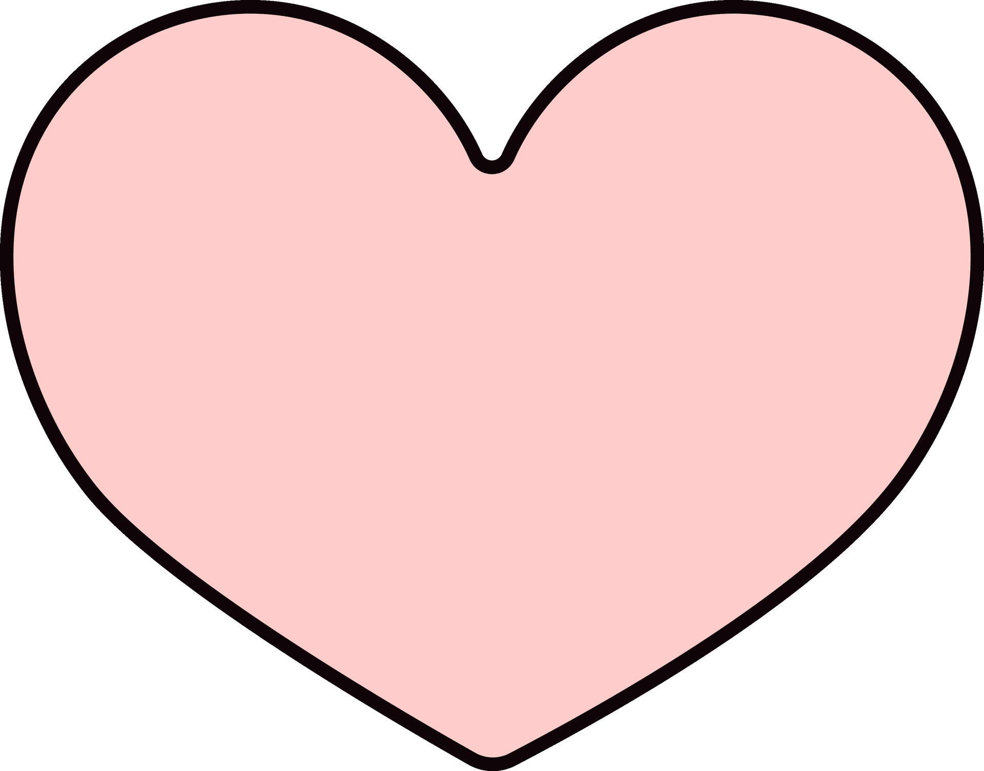 Isolated Heart Icon In Pink Color. 24951930 Vector Art at Vecteezy