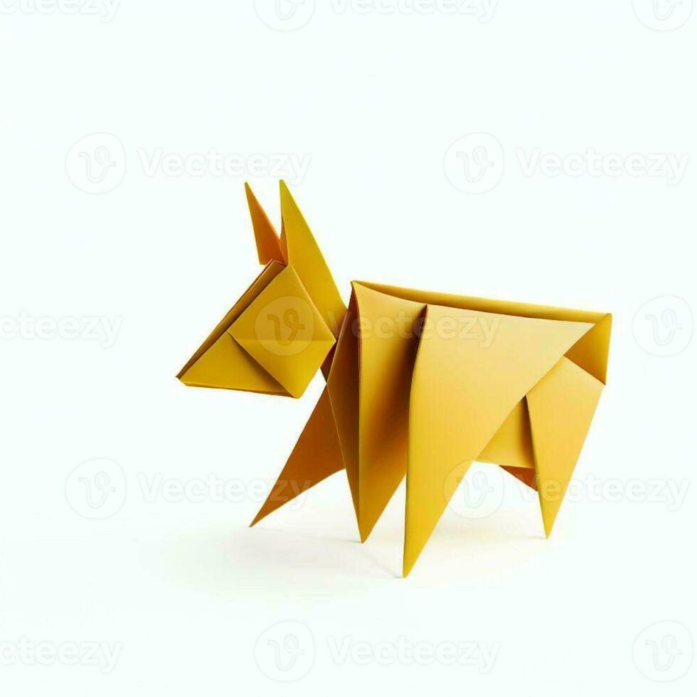 caprichoso maravillas un encantador colección de linda origami animales foto