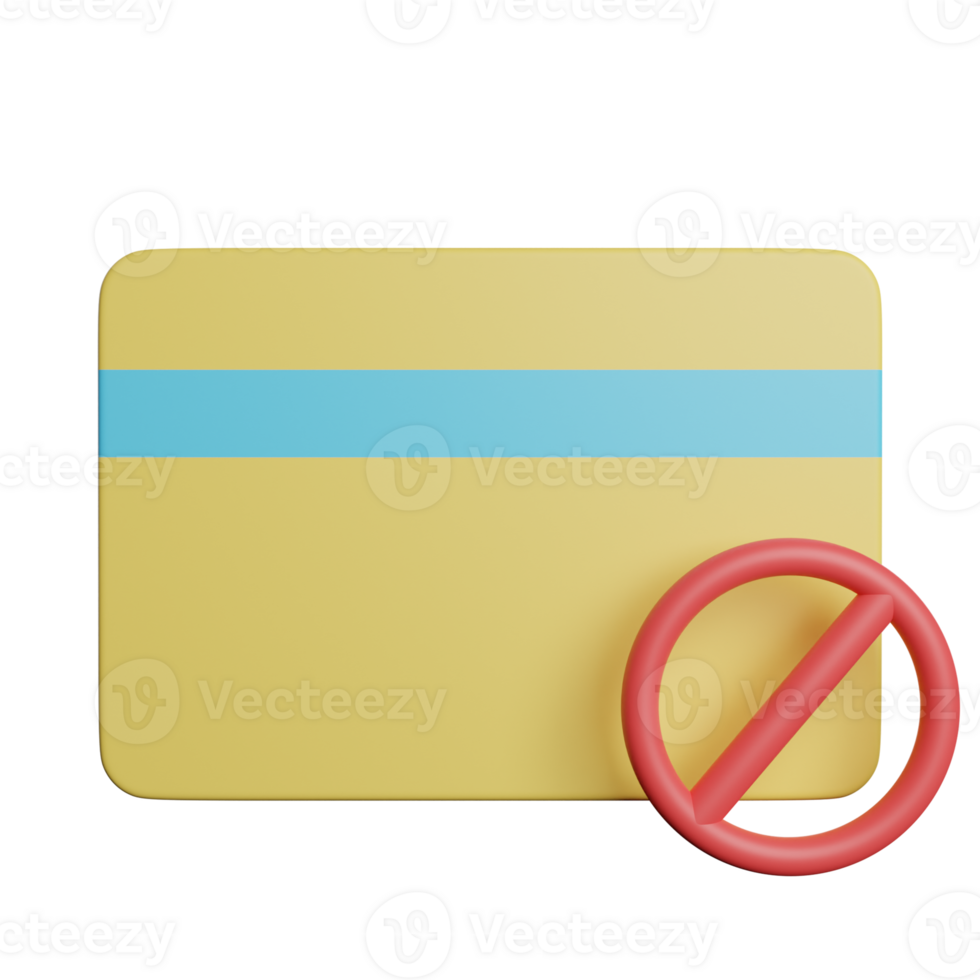 No Credit Card Block png