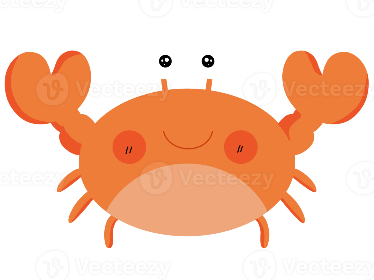 Crab cartoon characters png
