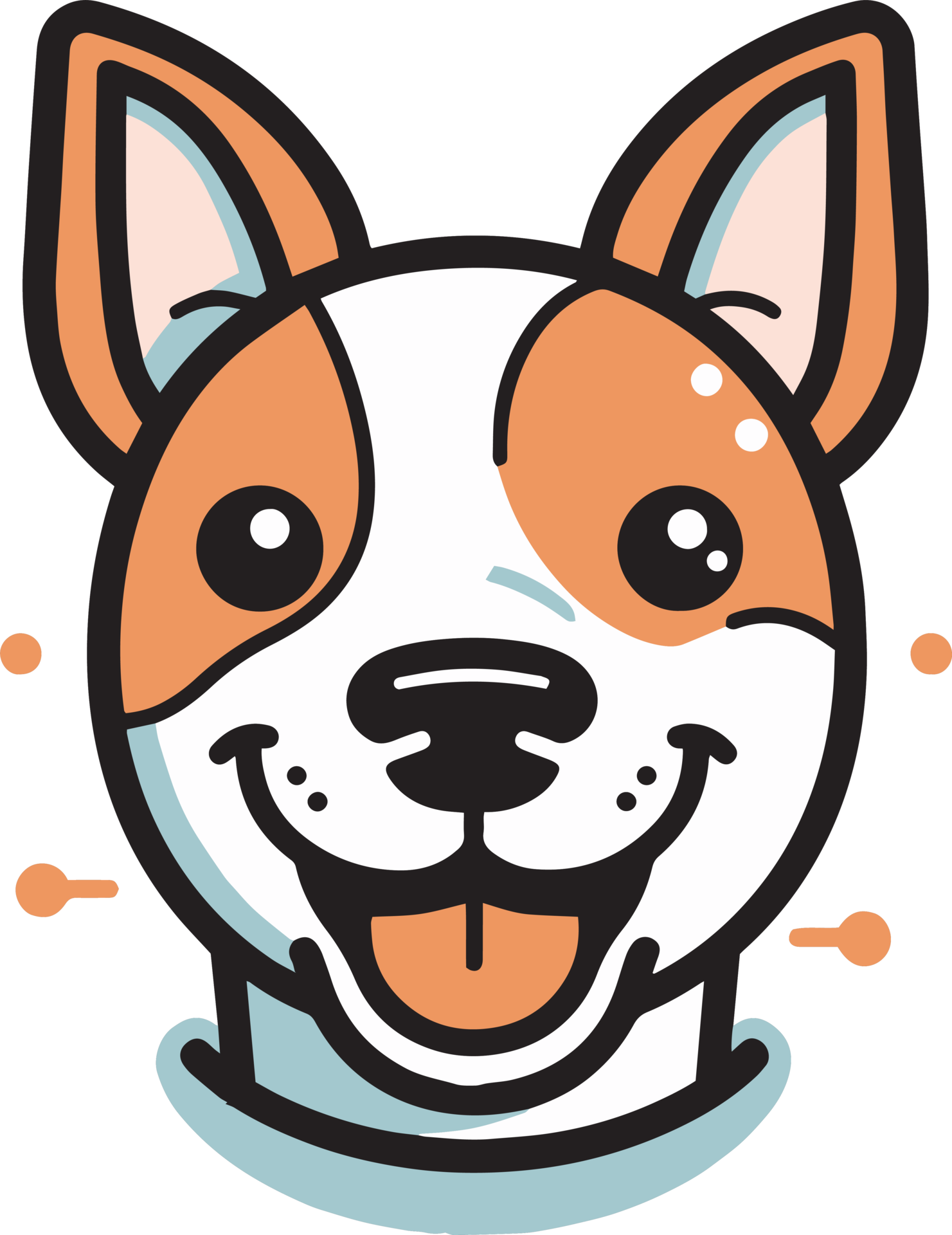 Cute Dog Logo In Flat Style 24952942 PNG Cute Dog Logo In Flat Style 24952942 PNG