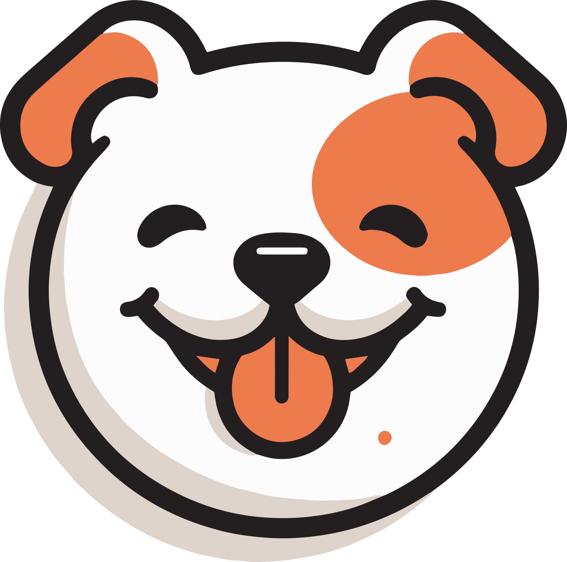 Cute Dog Logo In Flat Style 24952948 PNG cute-dog-logo-in-flat-style-24952948-png
