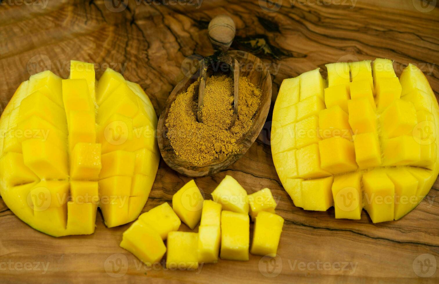 Turmeric Curcuma longa curry mix with mango powder photo