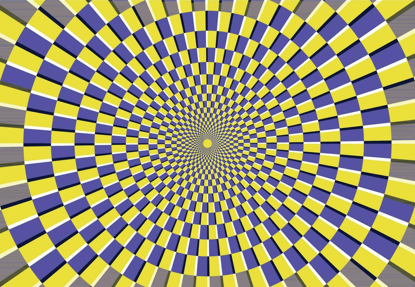 óptico espiral espejismo. magia psicodélico patrón, remolino ilusiones y hipnótico resumen antecedentes vector ilustración
