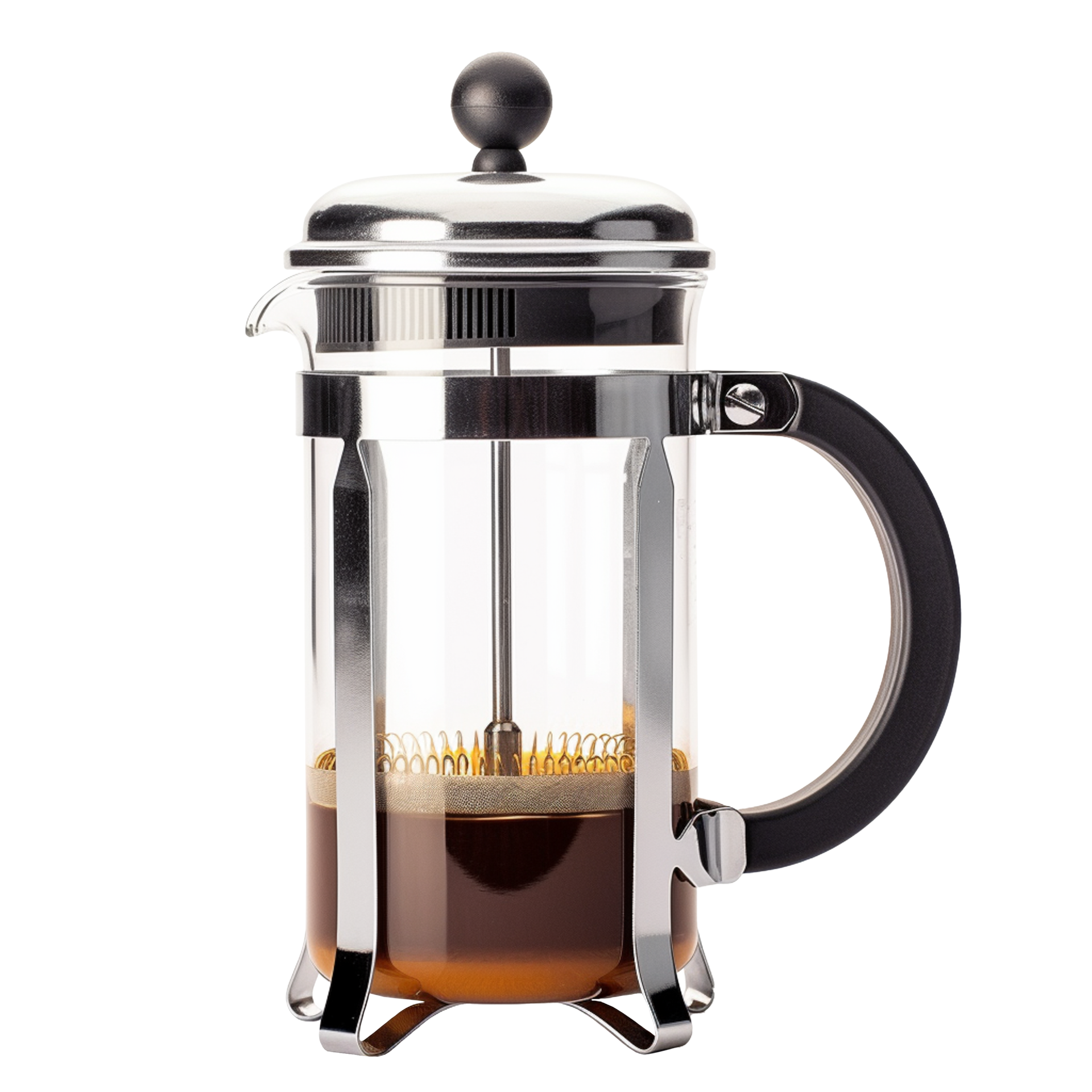 french-press-coffee-maker-isolated-on-background-with-generative-ai