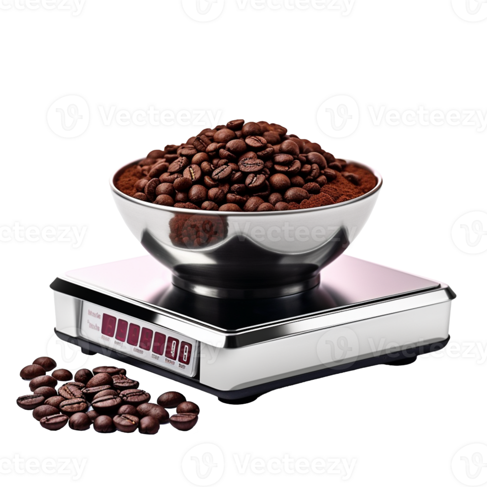 Coffee Scale isolated on background with png
