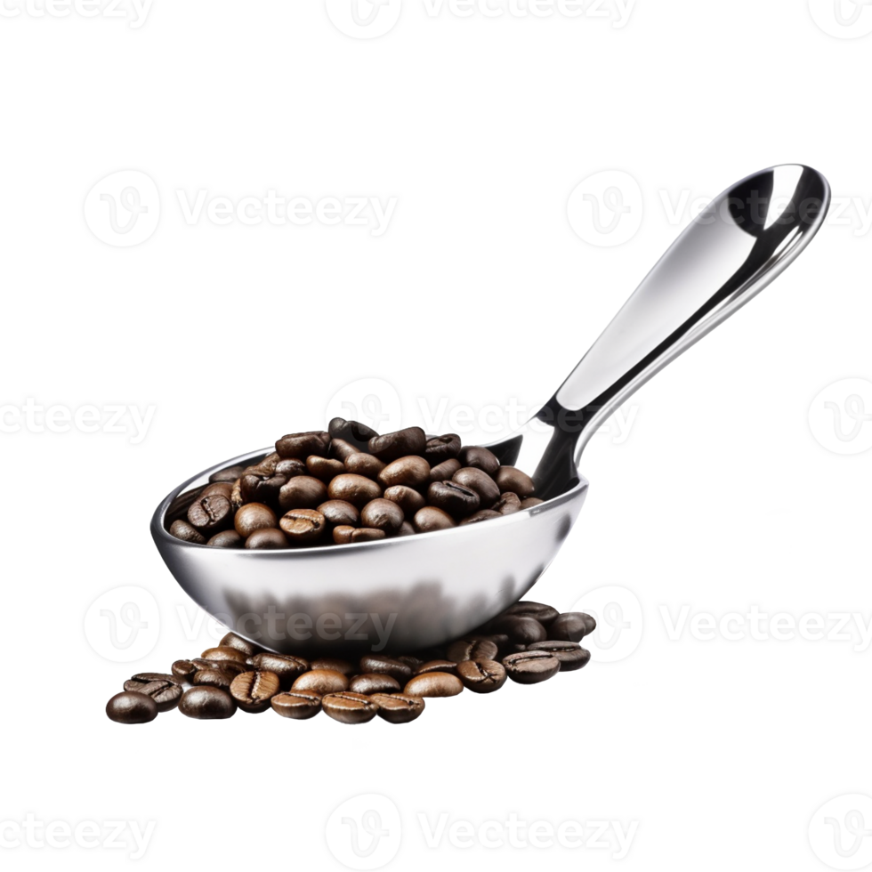 Coffee Spoon isolated on background with Generative AI png