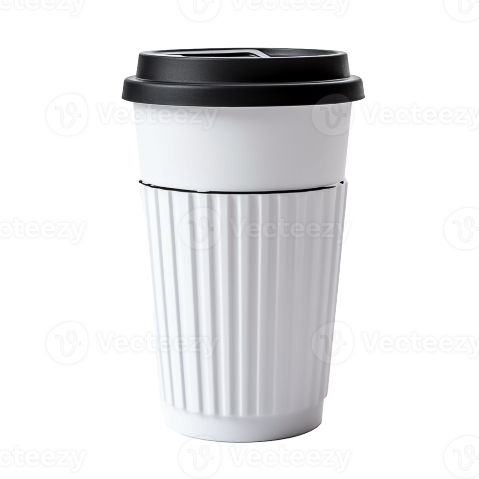 Coffee Travel Mug isolated on background with Generative AI png