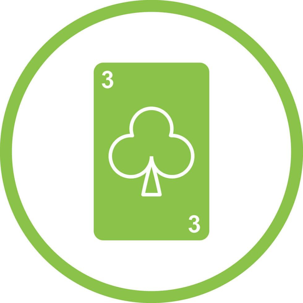 Clubs Card Vector Icon