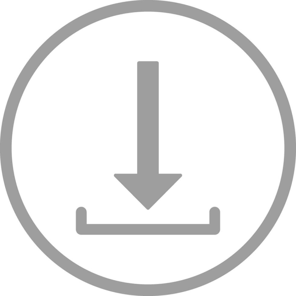 Unique Download Vector Icon