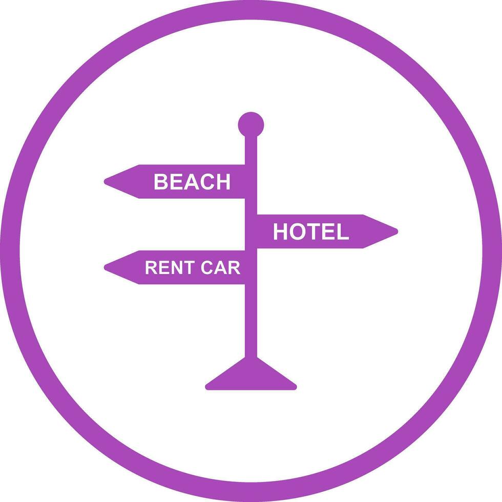 Signboard Vector Icon
