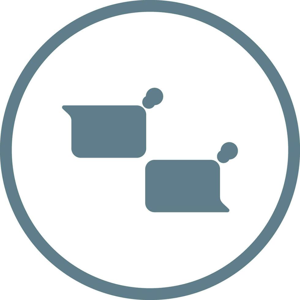 Unique Chatting Vector Icon