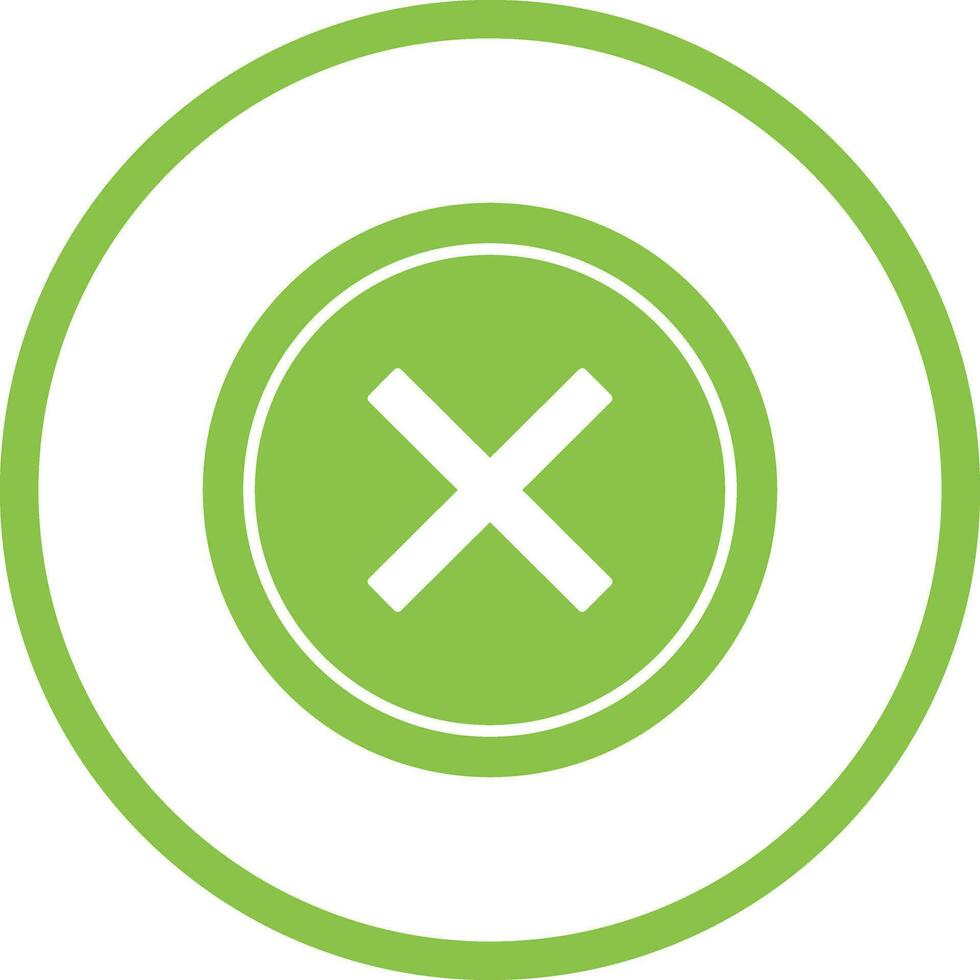 Do Not Cross Vector Icon