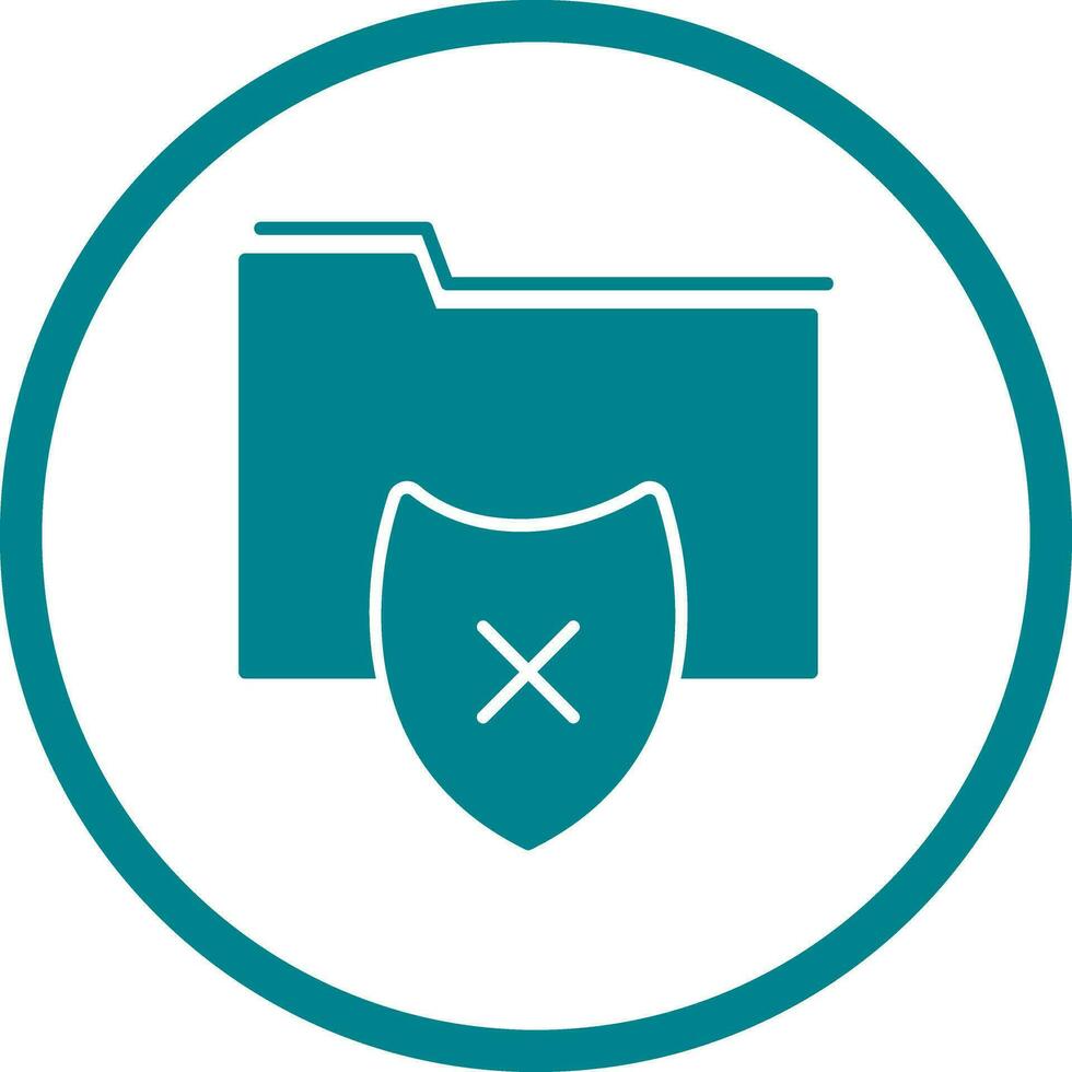 Vulnerable Folder Vector Icon