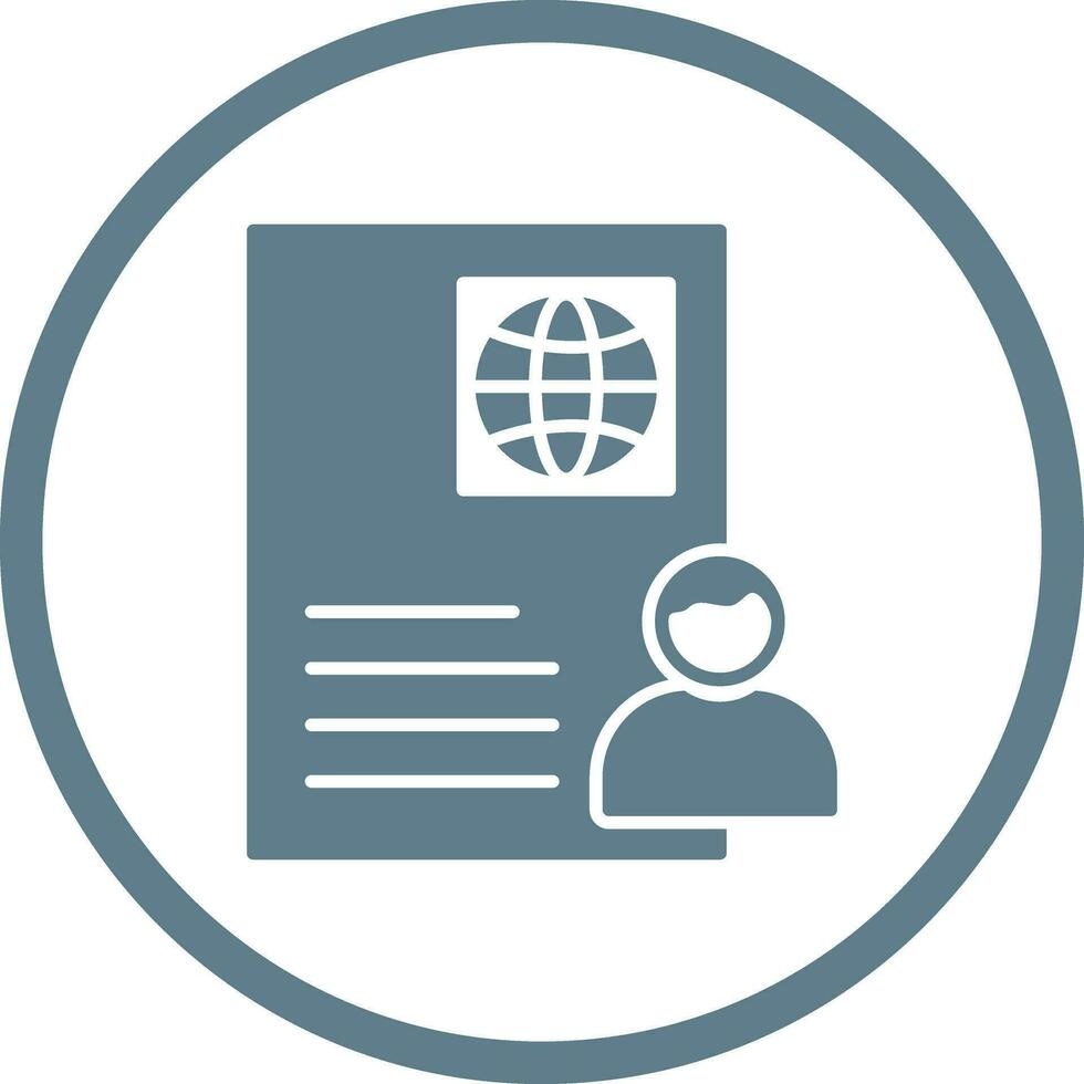 Global Profile Vector Icon