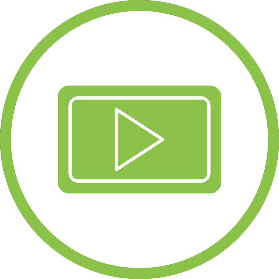 Unique Video Communication Vector Icon